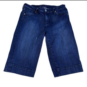 Kut From The Kloth Womens 8 Bermuda Denim Shorts Jean Casual Dark Pedal Pusher